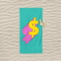 Mijölnir Toalla de playa Dollar Baskili Verde